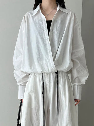V-neck bandage shirt