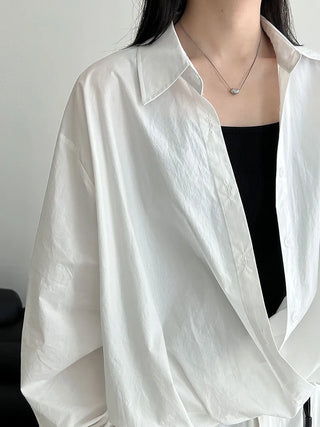 V-neck bandage shirt