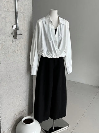 V-neck bandage shirt