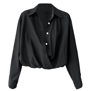 V-neck bandage shirt