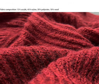 wool knit cardigan