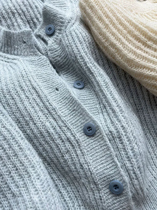 wool knit cardigan