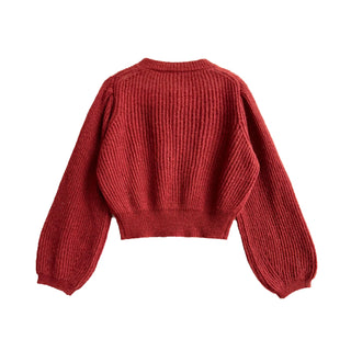 wool knit cardigan