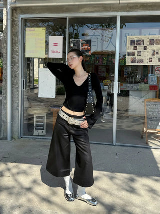 soft leather pants