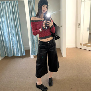 soft leather pants