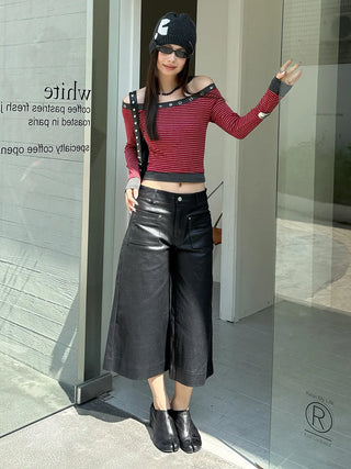 soft leather pants