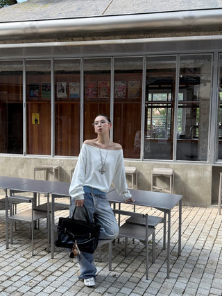 hollow shoulder Tops
