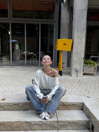 hollow shoulder Tops
