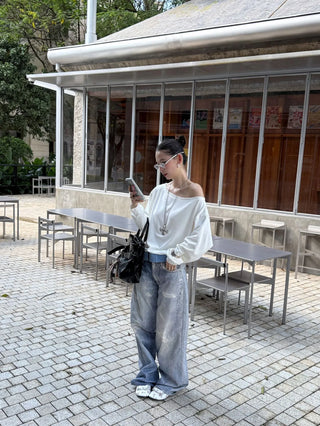 hollow shoulder Tops