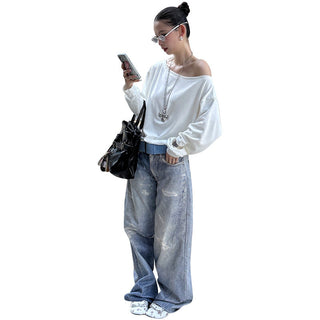 hollow shoulder Tops