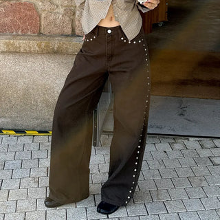 rivet wide pants