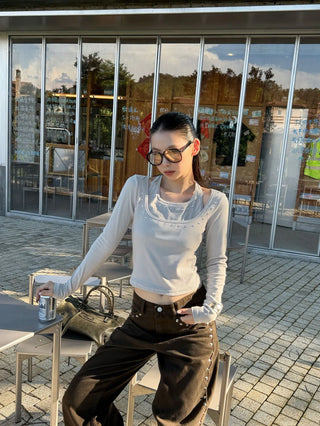 rivet wide pants