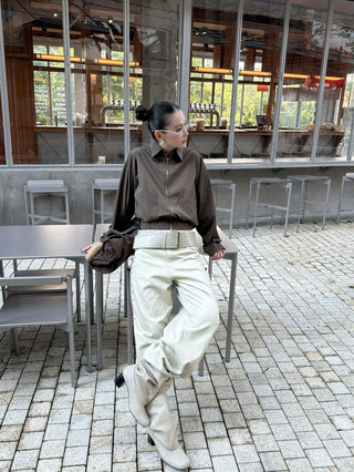 rivet wide pants