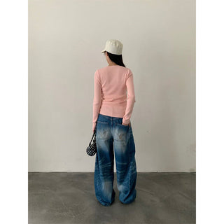 scratch pattern jeans