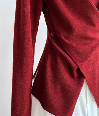 cross waist sweater