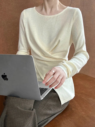cross waist sweater
