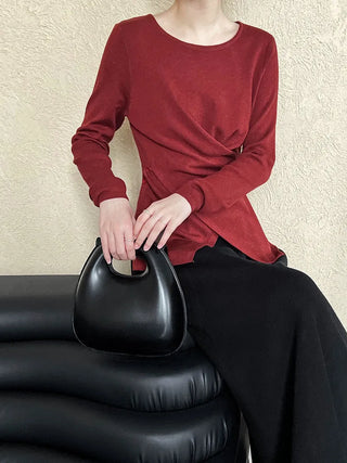 cross waist sweater