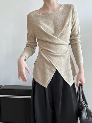 cross waist sweater