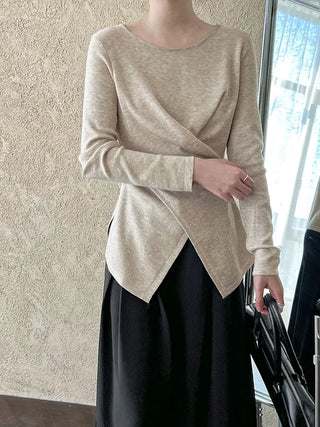 cross waist sweater