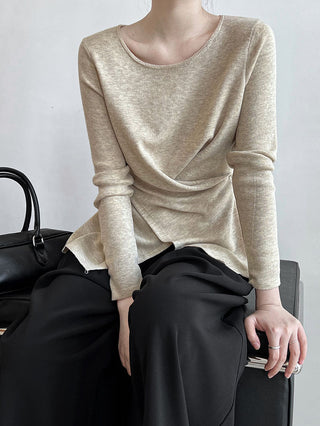 cross waist sweater