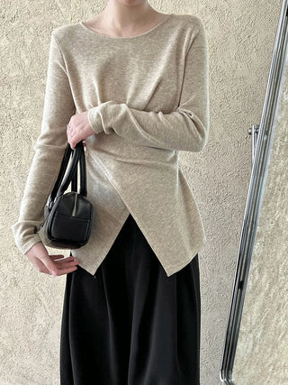 cross waist sweater