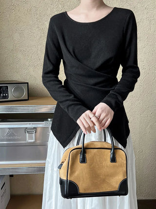 cross waist sweater