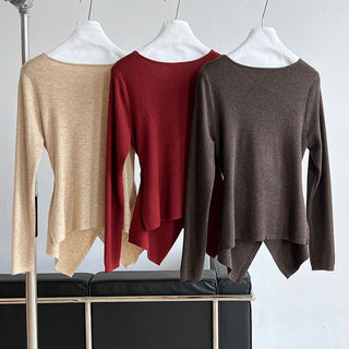 cross waist sweater