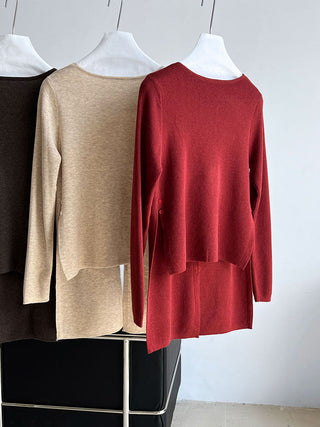 cross waist sweater