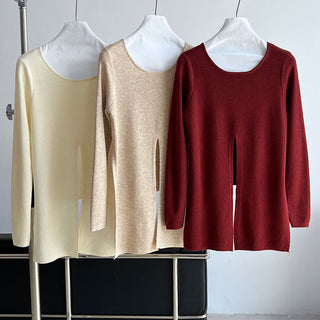 cross waist sweater