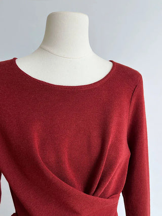 cross waist sweater