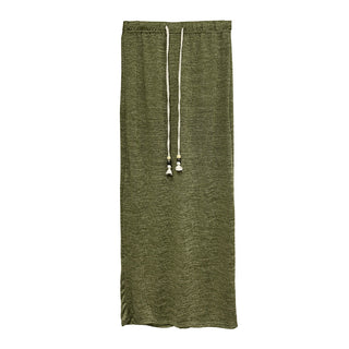 knitted straight skirt