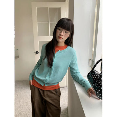 soft knit cardigan