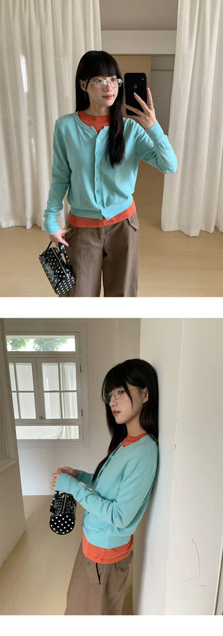 soft knit cardigan