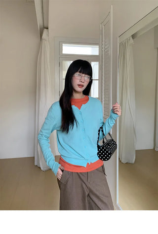 soft knit cardigan