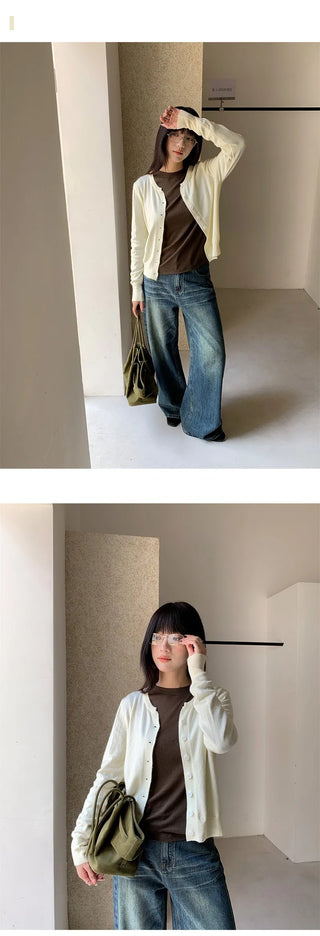 soft knit cardigan