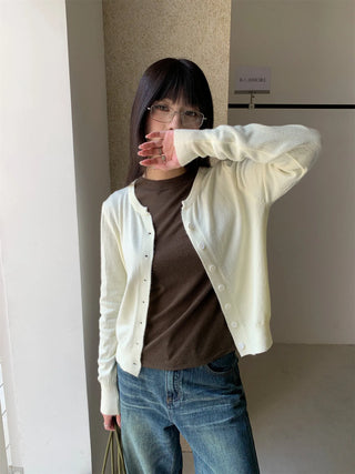 soft knit cardigan