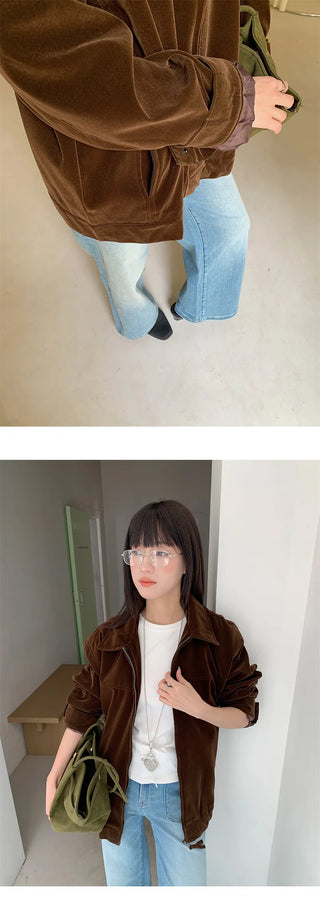 suede deconstructing coat