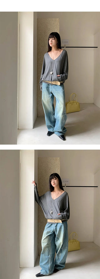 split machete jeans