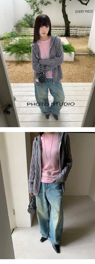 split machete jeans