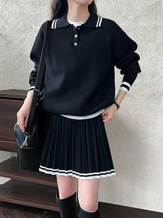 polo pleated skirt