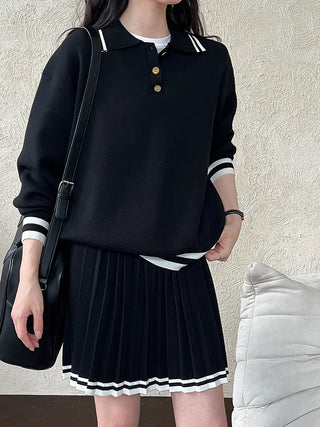 polo pleated skirt