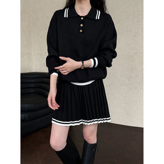 polo pleated skirt