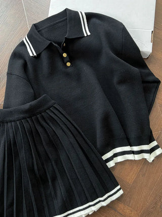 polo pleated skirt