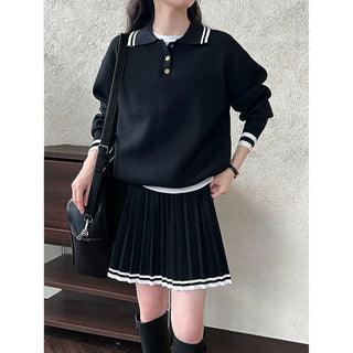 polo pleated skirt