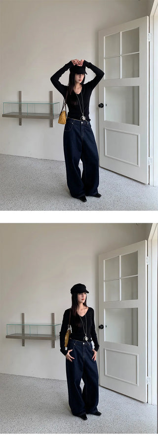 rivet pocket jeans