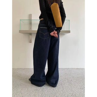 rivet pocket jeans