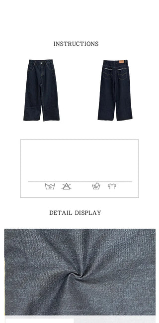 rivet pocket jeans
