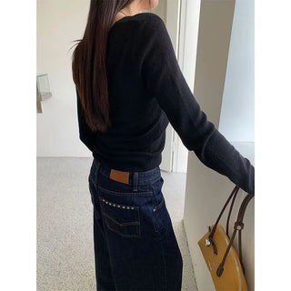 rivet pocket jeans