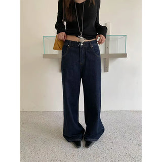 rivet pocket jeans