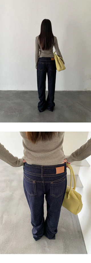 double buckle jeans